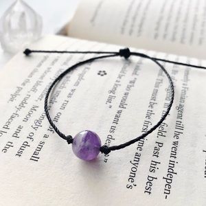 $7 BUNDLED🌿 Dream Amethyst Sphere Crystal Bracelet
